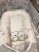 Babaágynemű garnitúra -szürke holdas maci