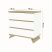 Sienna White komód + pelenkázó toldalék
